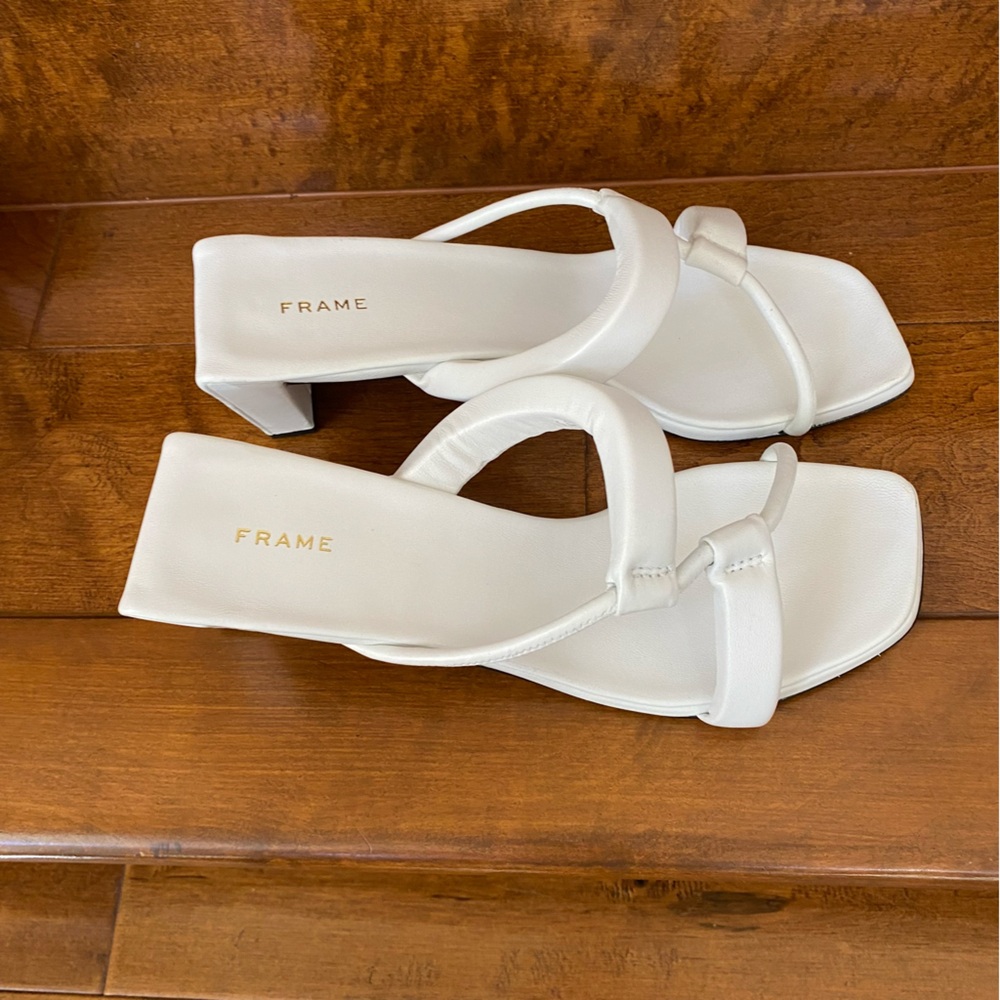 Frame Le Gracie Leather Padded Sandals - Picture 2 of 10